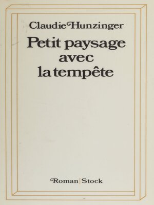 cover image of Petit paysage avec la tempête
